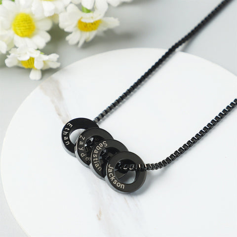 Mens Personalized pendant Necklace