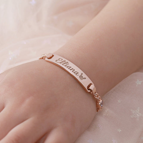 Baby Bracelet With Birthstone Name Bracelet For Kid Gifts