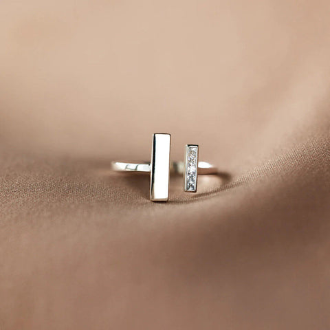 Bague To My Bestie, bague Fidget épaisse et fine, bague minimaliste en argent sterling, cadeaux d’anniversaire pour ami