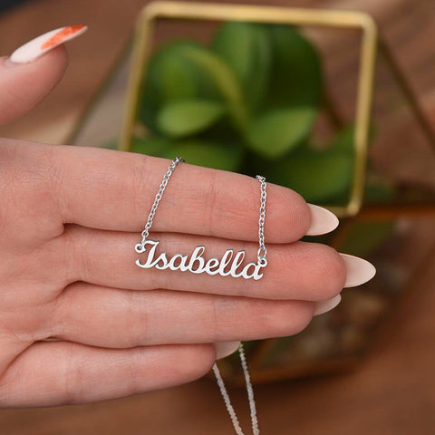 To My Girl Necklace Name Gift Ideas For Christmas, Birthday, Valentines, Wedding